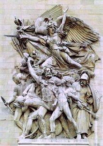 La Marseillaise, detalj från den östra sidan av Triumfbågen, 1832-35